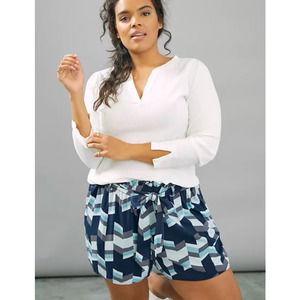 Peter Som for Anthropologie Athena Geometric Shorts
